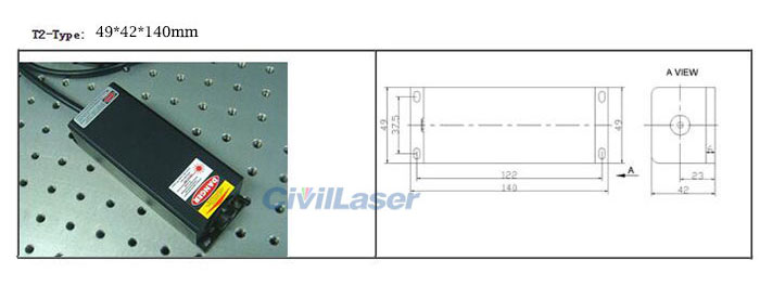 532nm narrow linewidth raman laser